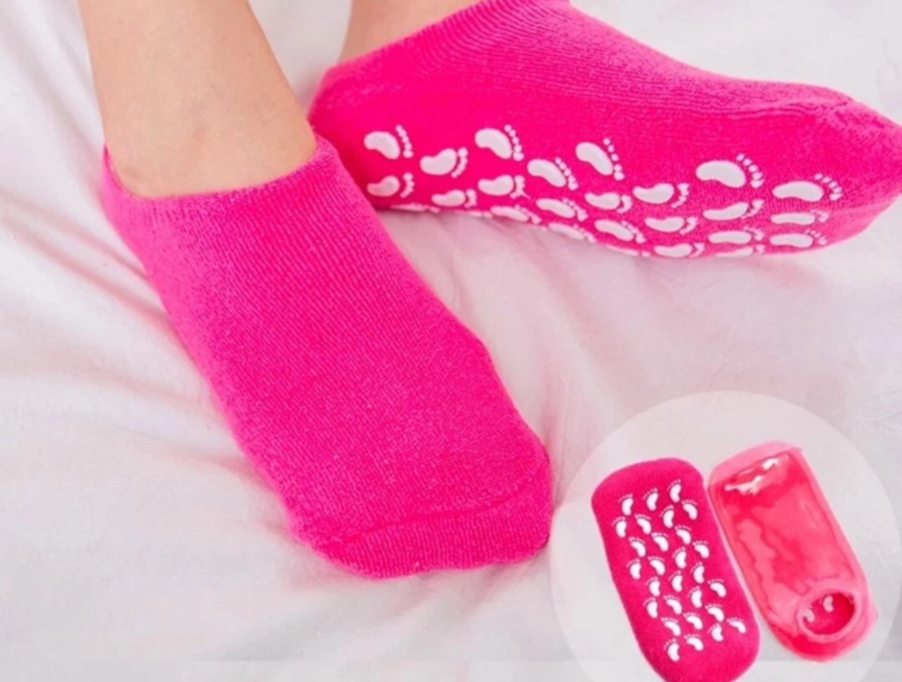 Soften Silicon Moisturize Cracked Skin Care Gel Spa Gloves and Socks
