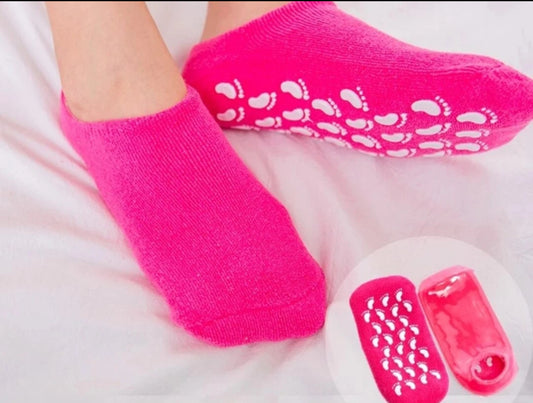 Soften Silicon Moisturize Cracked Skin Care Gel Spa Gloves and Socks